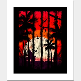 Summer sunset Posters and Art